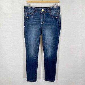 Democracy "Ab"solution® Ankle Skimmer Dark Denim Skinny Jeans Size 8